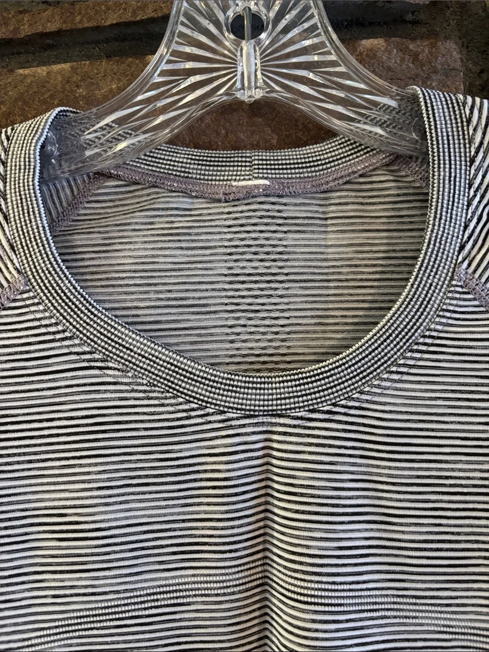 lululemon athletica Swiftly Tech Micro-Stripe Short Sleeve Active Top